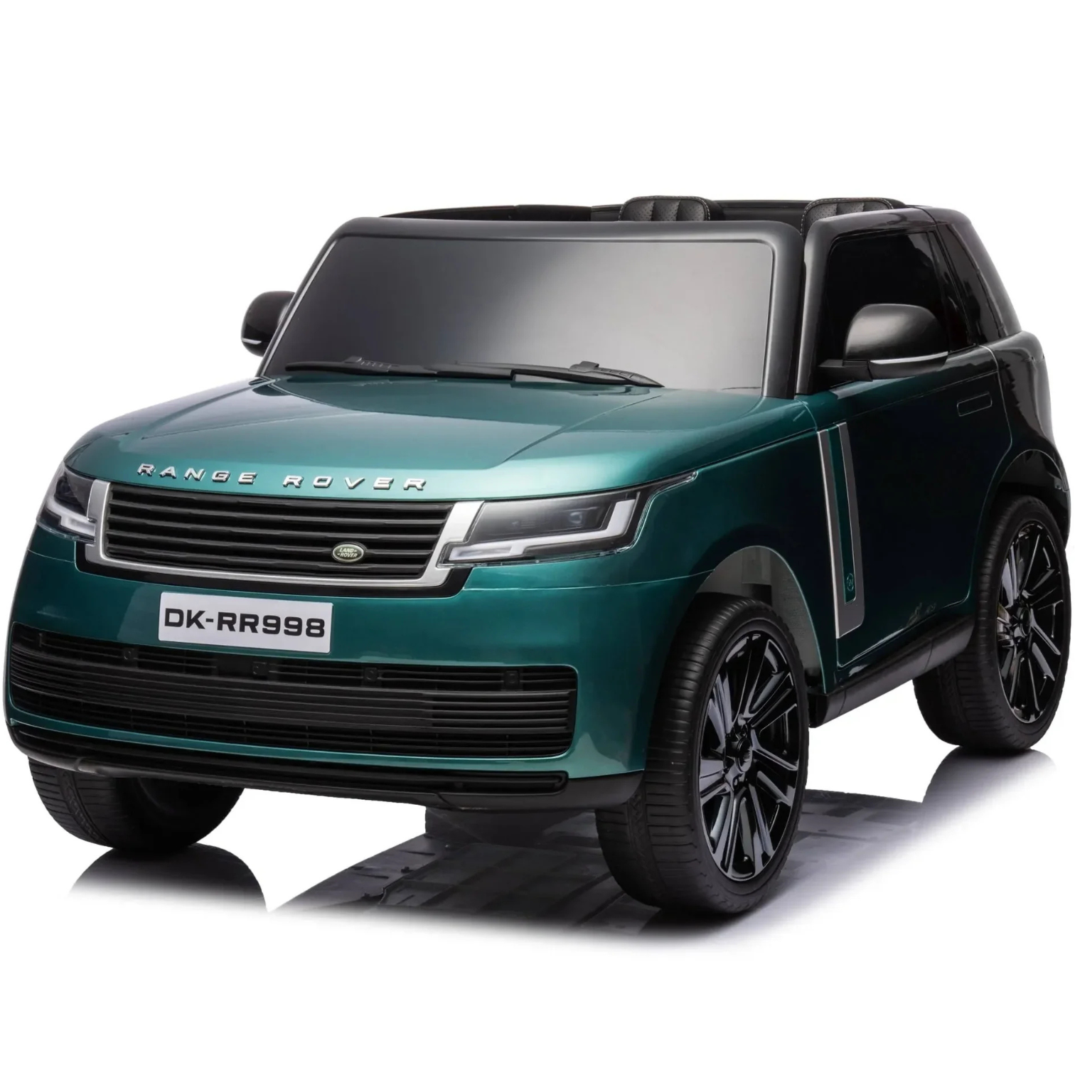 Coche eléctrico para niños RANGE ROVER SV Verde Metalizado 2 Lugares 24v MP4 c/ RUEDAS DE GOMA & ASIENTO DE PIEL