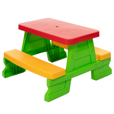 Mesa Infantil de Jardim com Bancos Verde