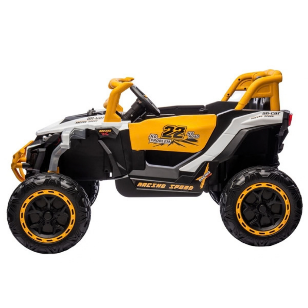 Coche Eléctrico para Niños Buggy Speed Rojo 4x4 12v con RUEDAS DE GOMA y ASIENTO DE PIEL