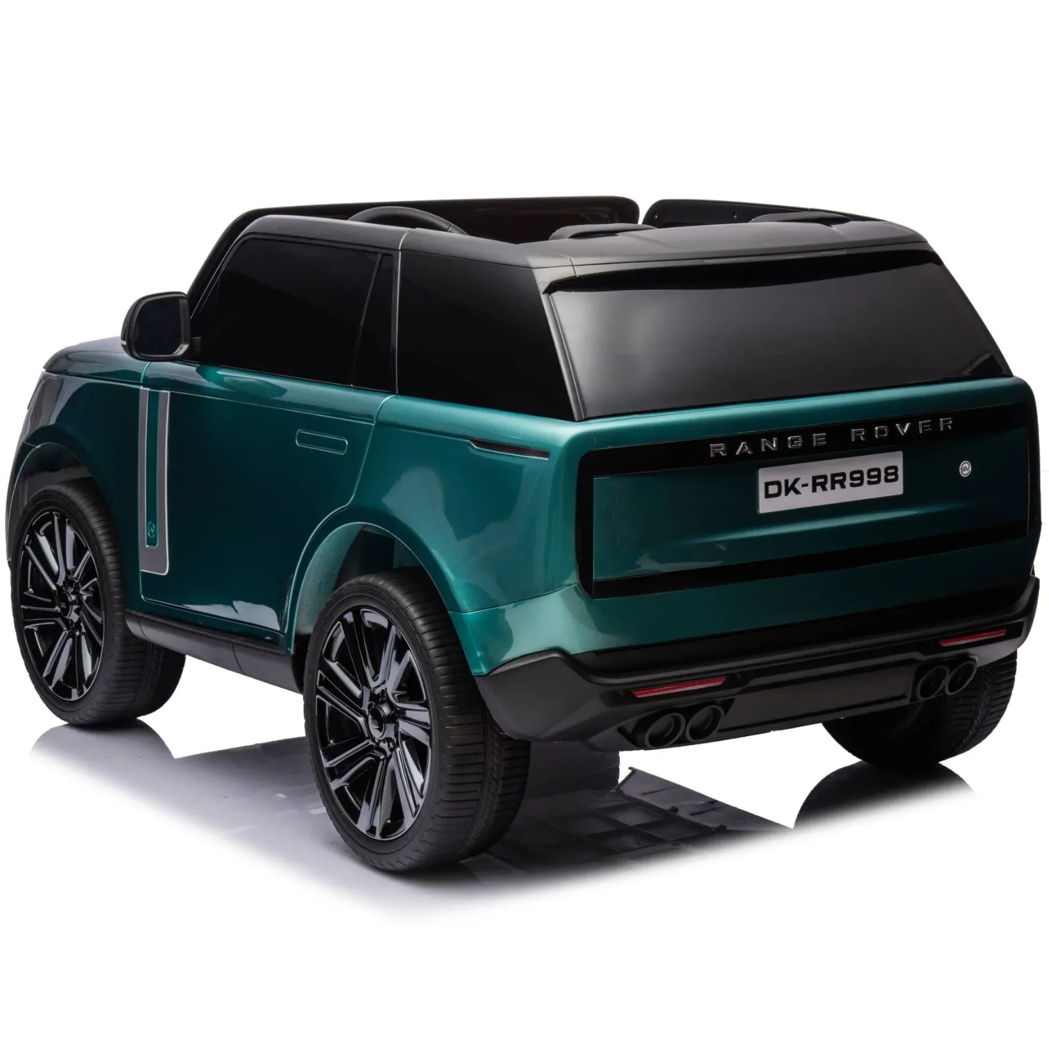 Coche eléctrico para niños RANGE ROVER SV Verde Metalizado 2 Lugares 24v MP4 c/ RUEDAS DE GOMA & ASIENTO DE PIEL