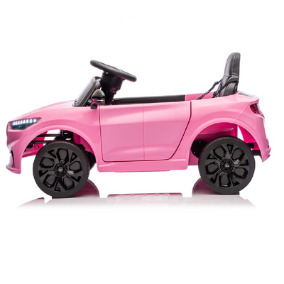 Coche Eléctrico para niño FORD MUSTANG MACH-E 24v Rosa c/ RODAS DE BORRACHA & ASIENTO EN PELE