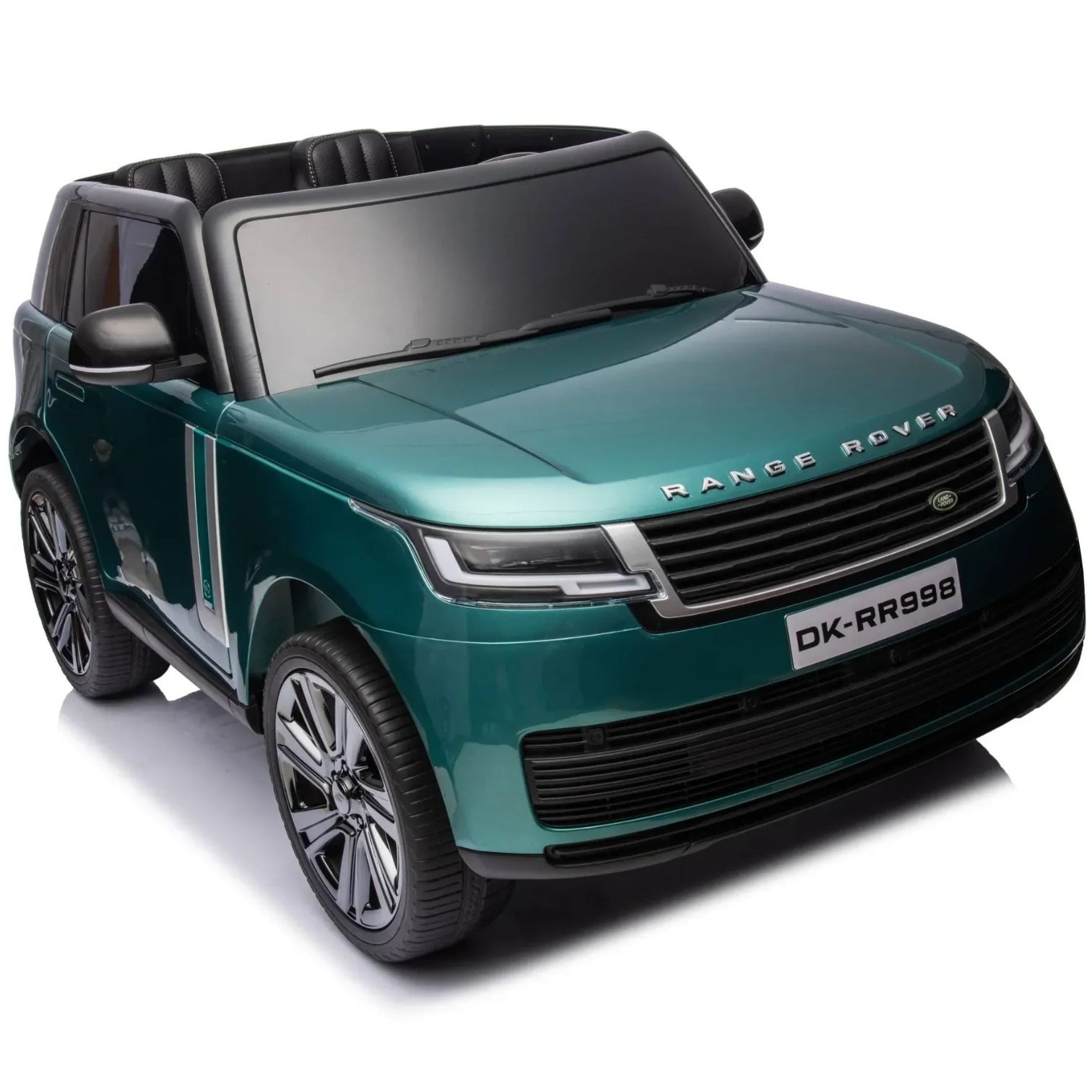 Coche eléctrico para niños RANGE ROVER SV Verde Metalizado 2 Lugares 24v MP4 c/ RUEDAS DE GOMA & ASIENTO DE PIEL