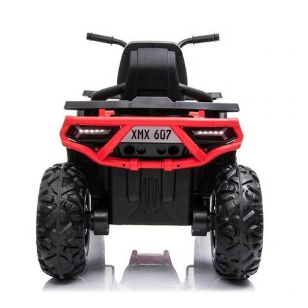 Moto Eléctrica para Niño QUAD DESERT 12V AMARILLA c/ RODAS DE BORRACHA & ASIENTO EN PELE