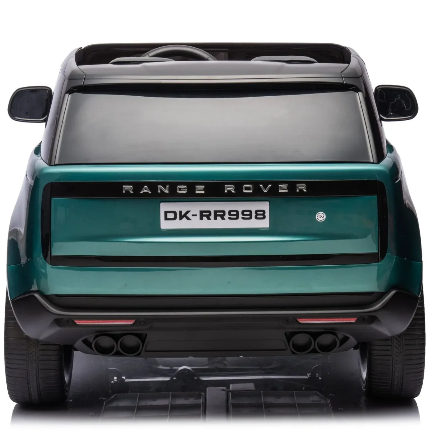 Coche eléctrico para niños RANGE ROVER SV Verde Metalizado 2 Lugares 24v MP4 c/ RUEDAS DE GOMA & ASIENTO DE PIEL