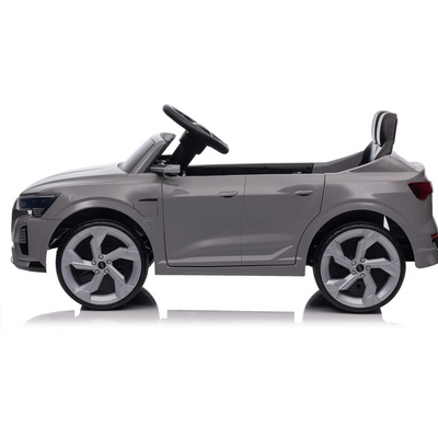 Coche Eléctrico para Niños AUDI SQ8 12V Gris c/ RUEDAS DE GOMA & ASIENTO DE PIEL