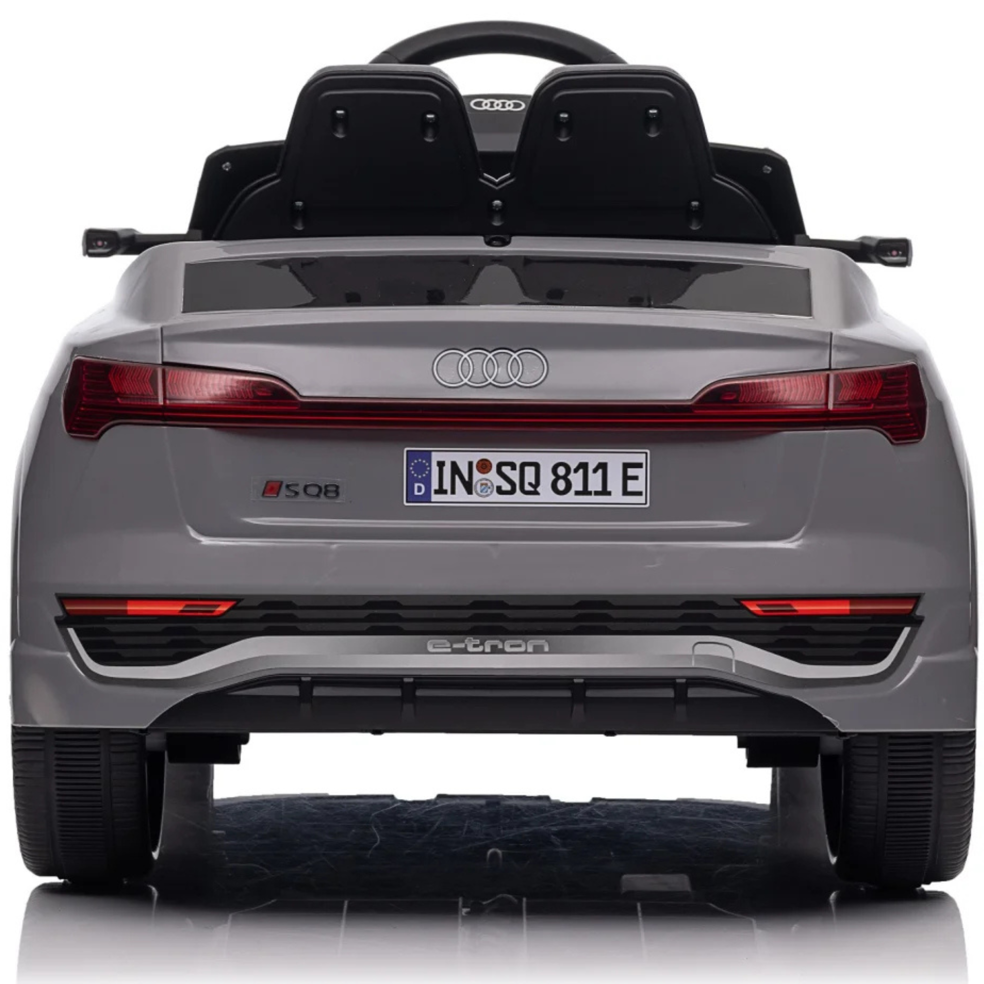 Coche Eléctrico para Niños AUDI SQ8 12V Gris c/ RUEDAS DE GOMA & ASIENTO DE PIEL