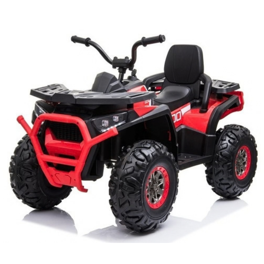 Moto Eléctrica para Niño QUAD DESERT 12V AMARILLA c/ RODAS DE BORRACHA & ASIENTO EN PELE