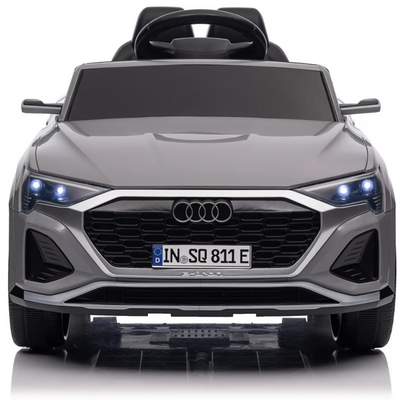 Coche Eléctrico para Niños AUDI SQ8 12V Gris c/ RUEDAS DE GOMA & ASIENTO DE PIEL