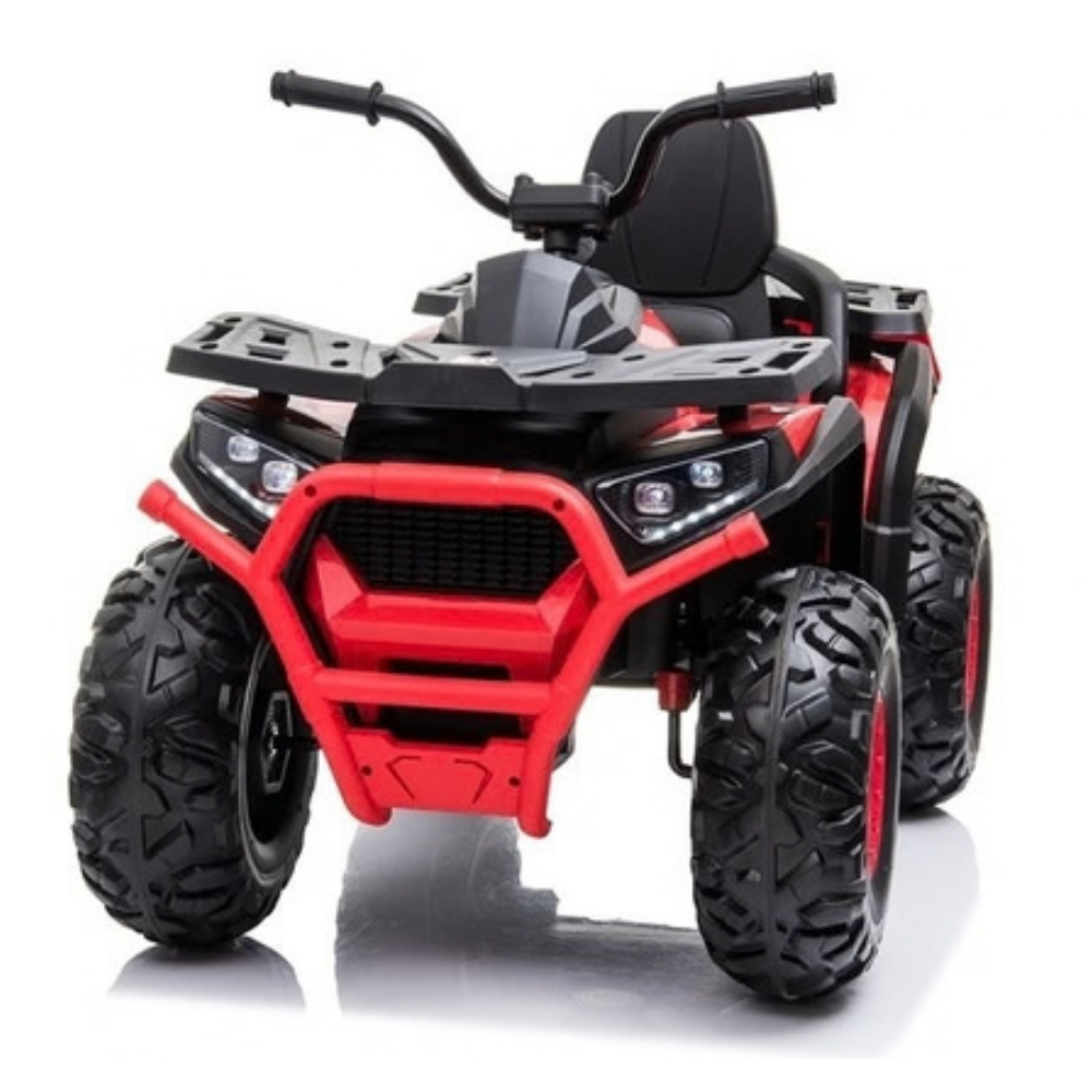 Moto Eléctrica para Niño QUAD DESERT 12V AMARILLA c/ RODAS DE BORRACHA & ASIENTO EN PELE