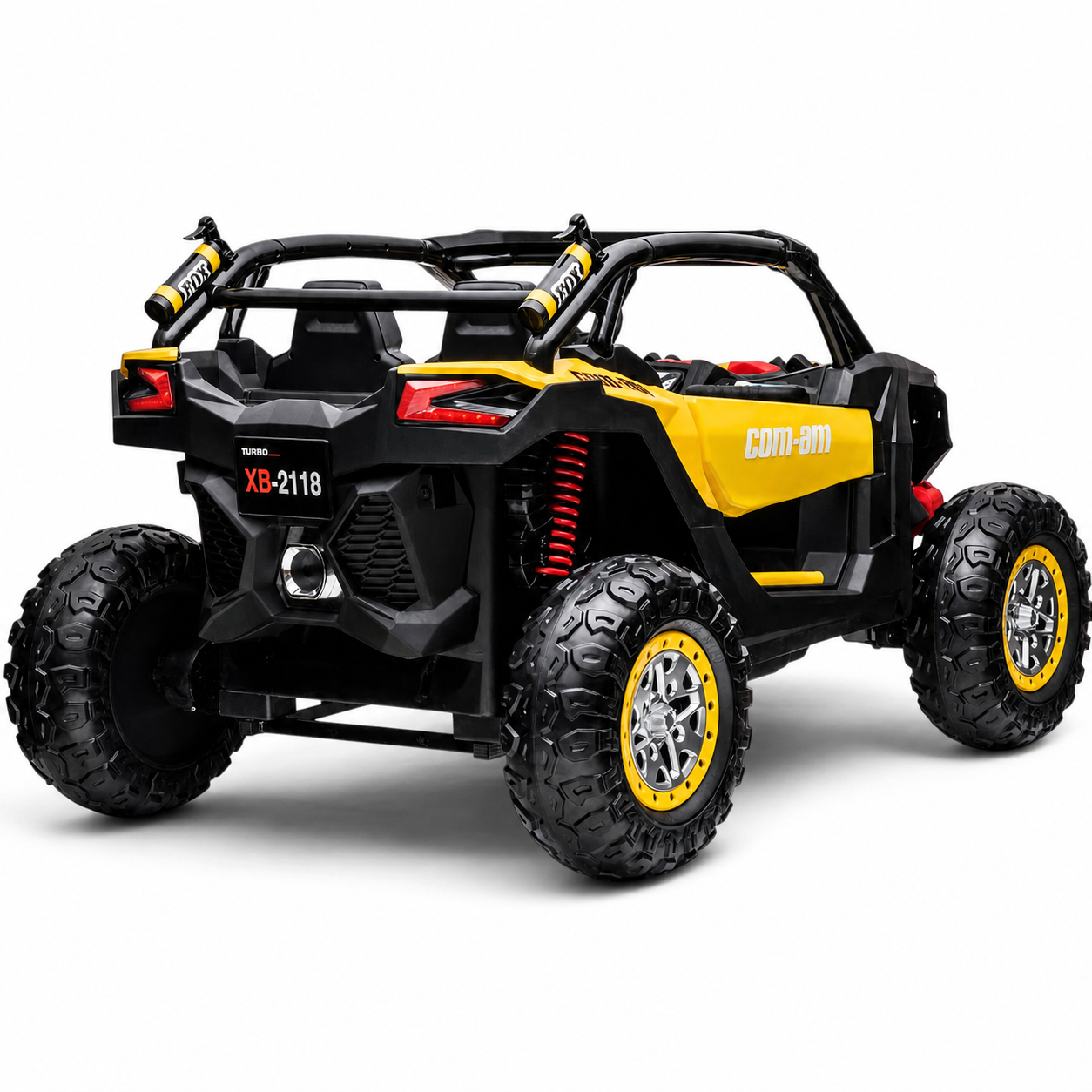 Carro Elétrico para Criança BUGGY EXTREME 24v Dourado c/ RODAS DE BORRACHA & ASSENTO EM PELE