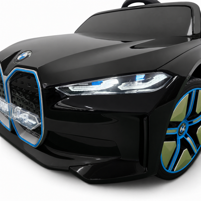 Coche Eléctrico para Niños BMW I4 12v BATERÍA DE LITIO Negro c/ RUEDAS DE GOMA & ASIENTO DE PIEL