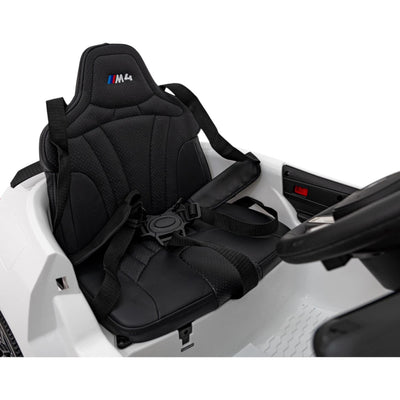 Coche Eléctrico para Niños BMW M4 12v Negro BATERÍA DE LITIO con RUEDAS DE GOMA y ASIENTO DE PIEL