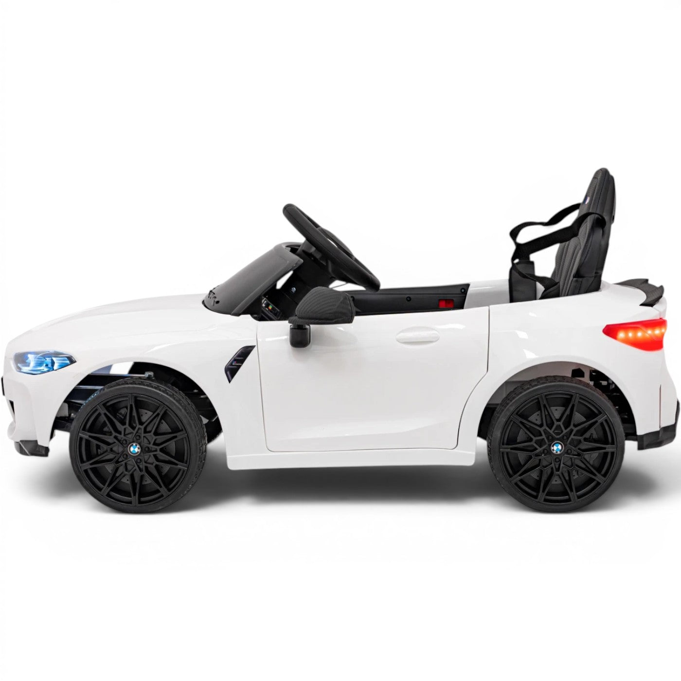 Coche Eléctrico para Niños BMW M4 12v Negro BATERÍA DE LITIO con RUEDAS DE GOMA y ASIENTO DE PIEL