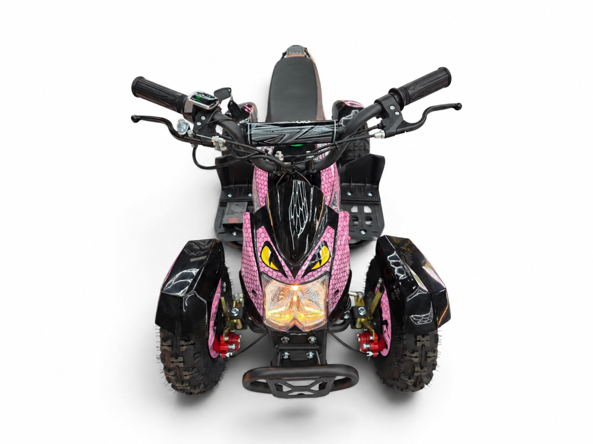Quad elétrico Cobra rosa