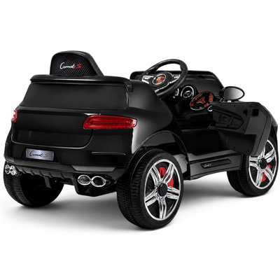 Carro Elétrico para Criança CORONET-S 12v Preto c/ RODAS DE BORRACHA
