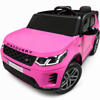 Carro Elétrico para Criança Range Rover DISCOVERY XL 24v 2x200w Rosa c/ RODAS DE BORRACHA & ASSENTO EM PELE