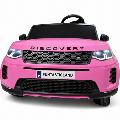 Carro Elétrico para Criança Range Rover DISCOVERY XL 24v 2x200w Rosa c/ RODAS DE BORRACHA & ASSENTO EM PELE