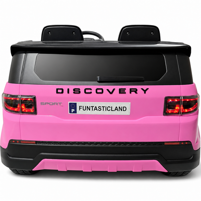 Carro Elétrico para Criança Range Rover DISCOVERY XL 24v 2x200w Rosa c/ RODAS DE BORRACHA & ASSENTO EM PELE