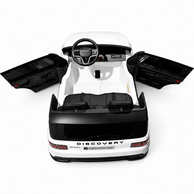 Carro Elétrico para Criança DISCOVERY XL 24v 2x200w Branco c/ RODAS DE BORRACHA & ASSENTO EM PELE