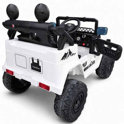 Coche Eléctrico para Niños TOYOTA FJ CRUISER 12v 4X4 Camel c/ RUEDAS DE GOMA & ASIENTO DE PIEL