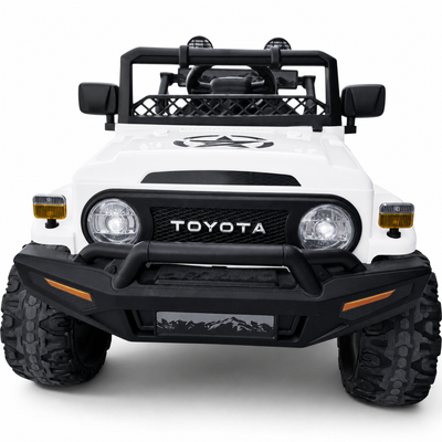 Coche Eléctrico para Niños TOYOTA FJ CRUISER 12v 4X4 Camel c/ RUEDAS DE GOMA & ASIENTO DE PIEL