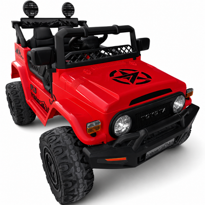 Coche Eléctrico para Niños TOYOTA FJ CRUISER 12v 4X4 Camel c/ RUEDAS DE GOMA & ASIENTO DE PIEL