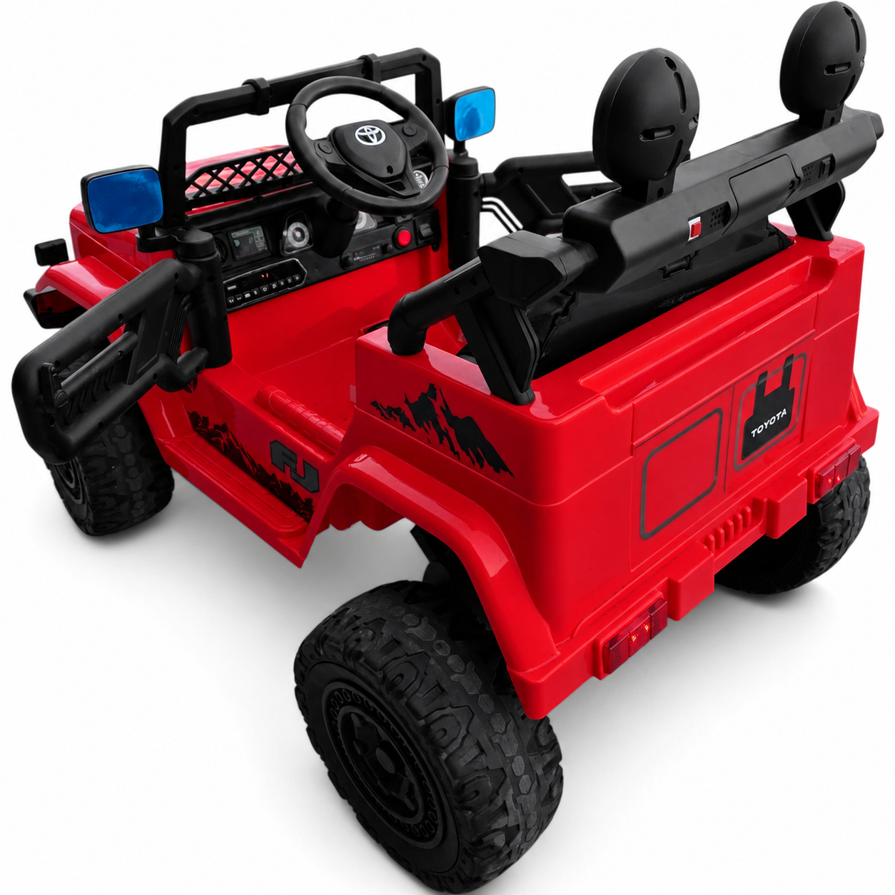 Coche Eléctrico para Niños TOYOTA FJ CRUISER 12v 4X4 Camel c/ RUEDAS DE GOMA & ASIENTO DE PIEL