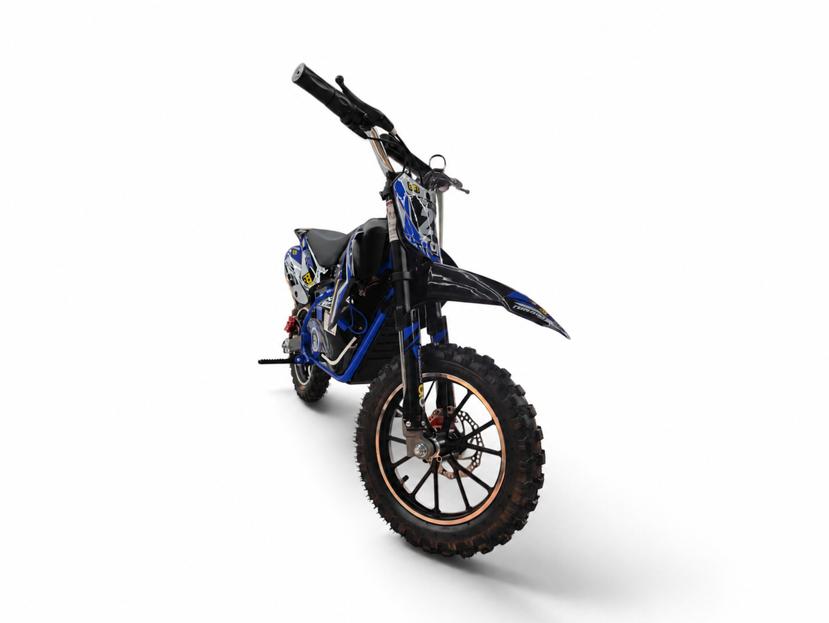 Mota de cross elétrica Gepard azul