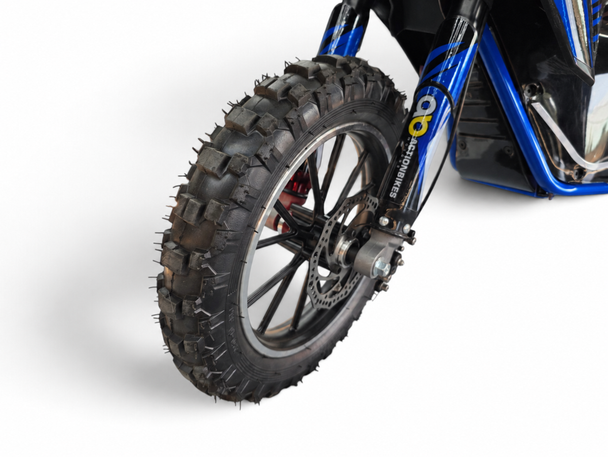 Mota de cross elétrica Gepard azul