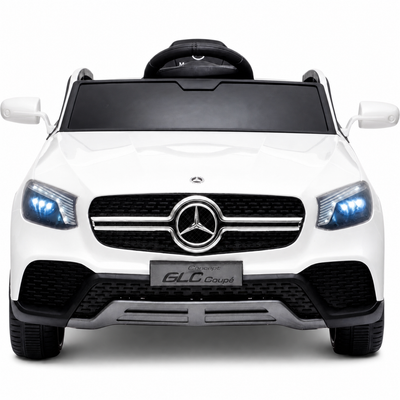 Coche Eléctrico para Niños MERCEDES GLC coupé BATERÍA DE LITIO 12v 4x4 Blanco c/ RUEDAS DE GOMA & ASIENTO DE PIEL