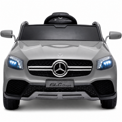 Coche Eléctrico para Niños MERCEDES GLC coupé BATERÍA DE LITIO 12v 4x4 Gris c/ RUEDAS DE GOMA & ASIENTO DE PIEL