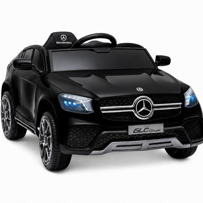 Coche Eléctrico para Niños MERCEDES GLC coupé BATERÍA DE LITIO 12v 4x4 Negro c/ RUEDAS DE GOMA & ASIENTO DE PIEL