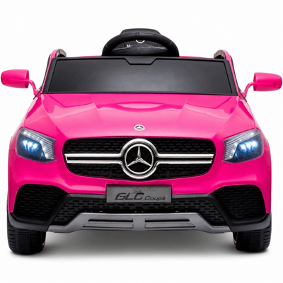 Coche Eléctrico para Niños MERCEDES GLC coupé BATERÍA DE LITIO 12v 4x4 Rosa c/ RUEDAS DE GOMA & ASIENTO DE PIEL