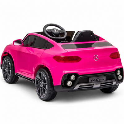 Coche Eléctrico para Niños MERCEDES GLC coupé BATERÍA DE LITIO 12v 4x4 Rosa c/ RUEDAS DE GOMA & ASIENTO DE PIEL