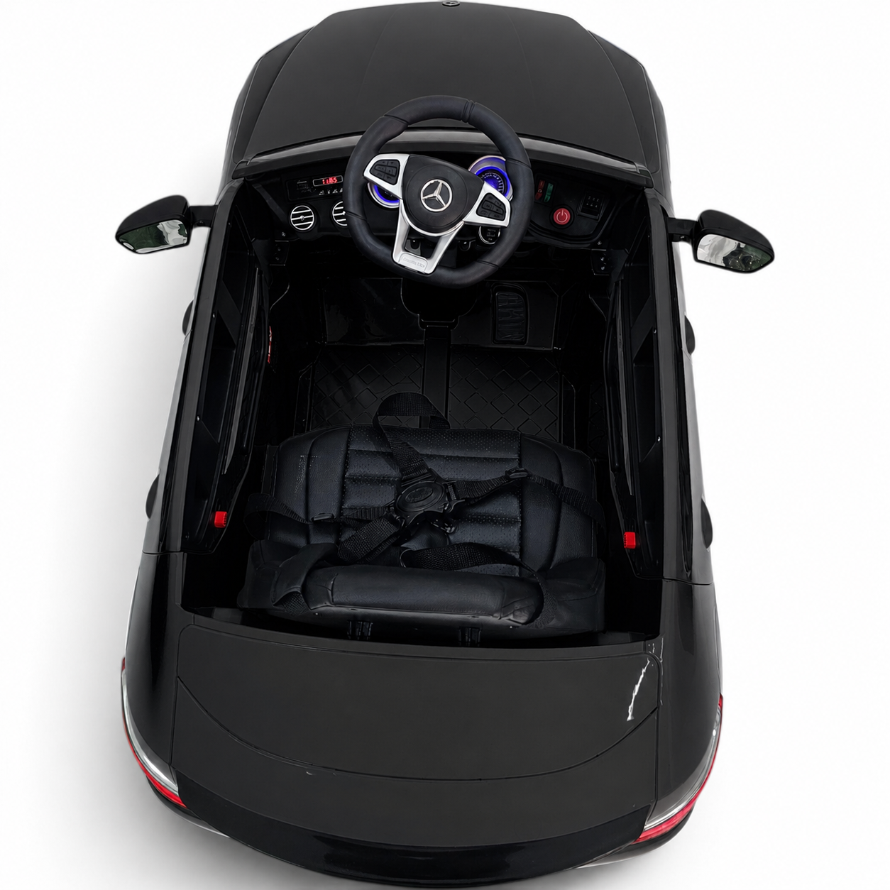 Coche Eléctrico para Niño MERCEDES GLC63S 4x4 12v Negro c/ RUEDAS DE GOMA & ASIENTO DE PIEL