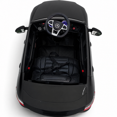 Coche Eléctrico para Niño MERCEDES GLC63S 4x4 12v Negro c/ RUEDAS DE GOMA & ASIENTO DE PIEL