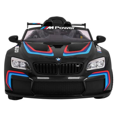 Coche Eléctrico para Niños BMW M6 GT3 12v Negro c/ RUEDAS DE GOMA & ASIENTO DE PIEL