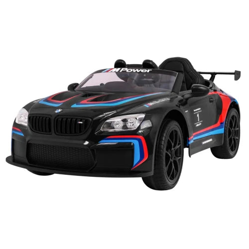 Coche Eléctrico para Niños BMW M6 GT3 12v Negro c/ RUEDAS DE GOMA & ASIENTO DE PIEL