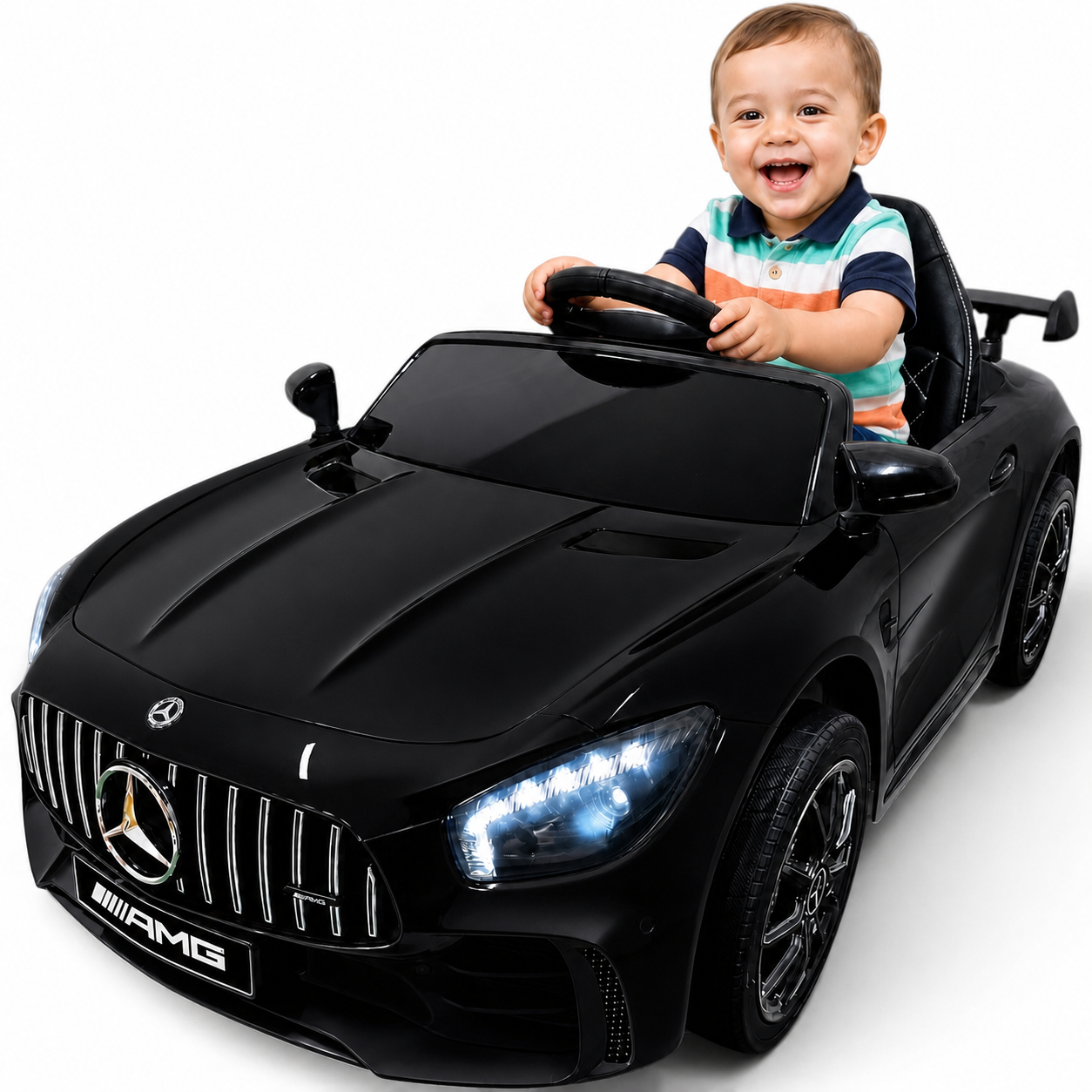 Coche Eléctrico para Niños MERCEDES GTR 2x6v Negro 