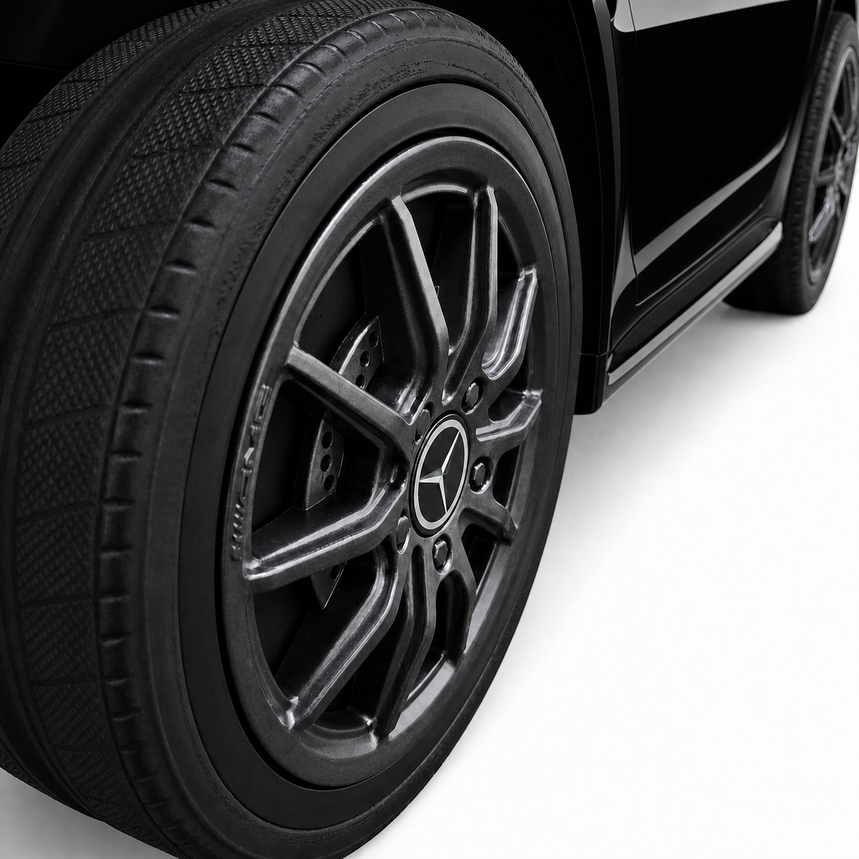 Coche Eléctrico para Niños MERCEDES GTR 2x6v Negro 