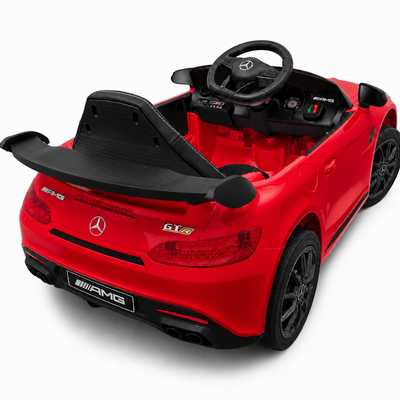 Coche Eléctrico para Niños MERCEDES GTR MINI 12v BATERÍA DE LITIO Rojo c/ RUEDAS DE GOMA & ASIENTO DE PIEL