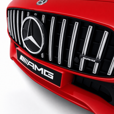 Coche Eléctrico para Niños MERCEDES GTR MINI 12v BATERÍA DE LITIO Rojo c/ RUEDAS DE GOMA & ASIENTO DE PIEL