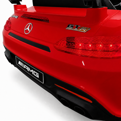Coche Eléctrico para Niños MERCEDES GTR MINI 12v BATERÍA DE LITIO Rojo c/ RUEDAS DE GOMA & ASIENTO DE PIEL