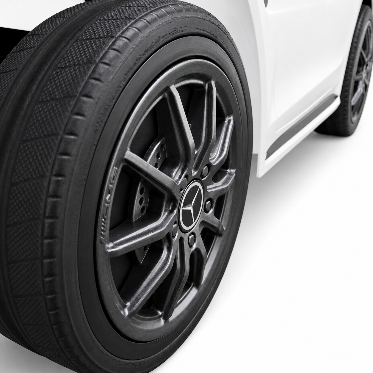 Coche Eléctrico para Niños MERCEDES GTR 2x6v Negro 