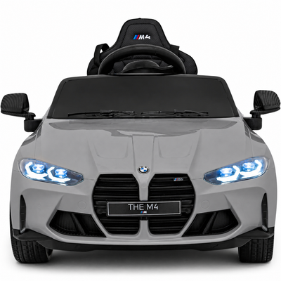 Coche Eléctrico para Niños BMW M4 12v Negro BATERÍA DE LITIO con RUEDAS DE GOMA y ASIENTO DE PIEL
