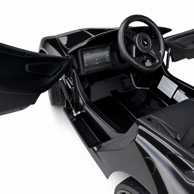 Carro Elétrico para Criança MCLAREN GT 12v Preto c/ RODAS DE BORRACHA & ASSENTO EM PELE