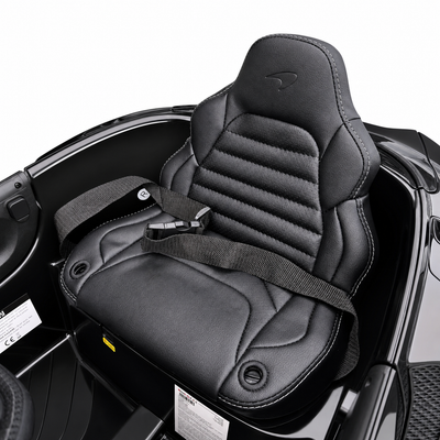 Carro Elétrico para Criança MCLAREN GT 12v Preto c/ RODAS DE BORRACHA & ASSENTO EM PELE