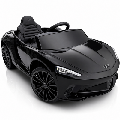 Carro Elétrico para Criança MCLAREN GT 12v Preto c/ RODAS DE BORRACHA & ASSENTO EM PELE