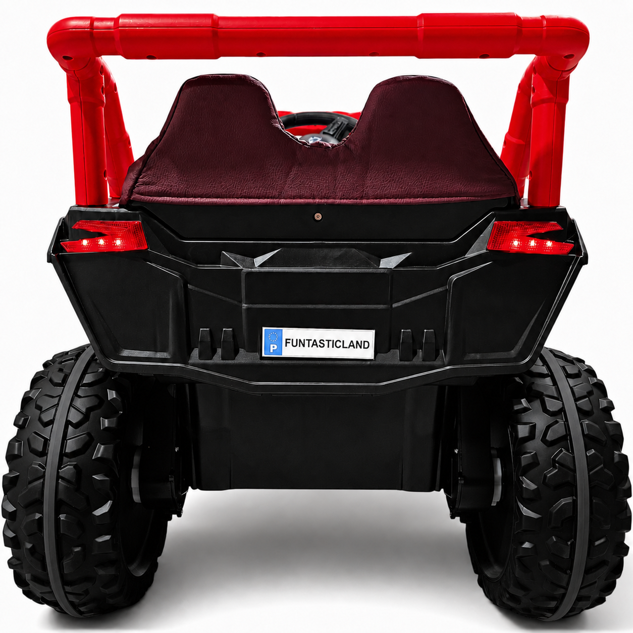 Carro Elétrico para Criança BUGGY XSPEED 12v Vermelho c/ RODAS DE BORRACHA & ASSENTO EM PELE