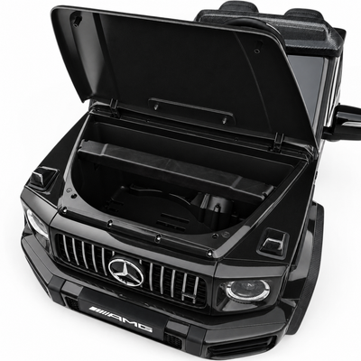 Carro Elétrico para Criança MERCEDES G63 AMG XXL Preto Metalizado 24v MP4 4x4 c/ RODAS DE BORRACHA & ASSENTO EM PELE